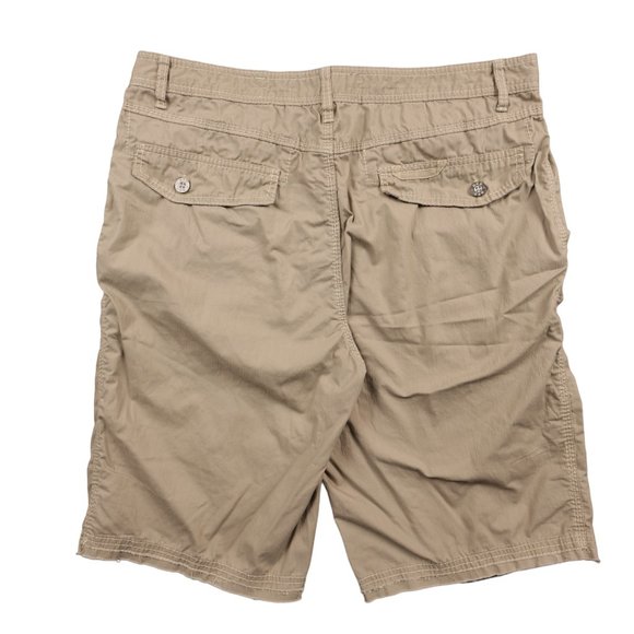 BKE Shorts Standard Fit Mens Size 36x23 Tan Athleisure Normcore Cliff Aluminum - Picture 2 of 14